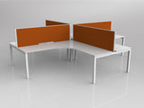 OL Axis 4 User 90° Workstation with Screen - Breathe Fabric