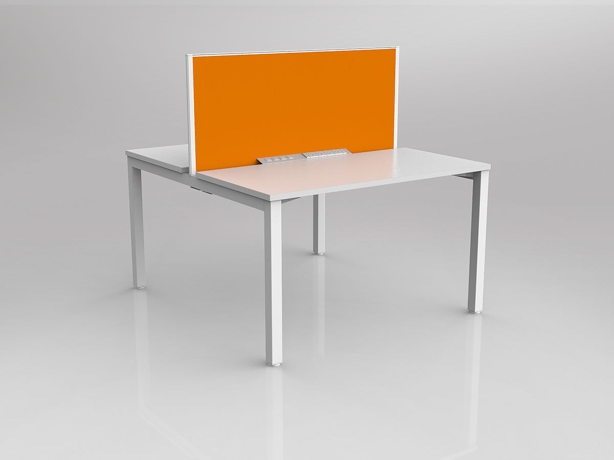 OL Axis 2 User Double Sided Workstation with Screen - Breathe Fabric
