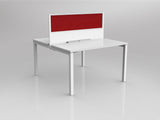OL Axis 2 User Double Sided Workstation with Screen - Breathe Fabric