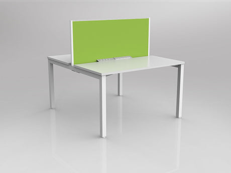 OL Axis 2 User Double Sided Workstation with Screen - Breathe Fabric