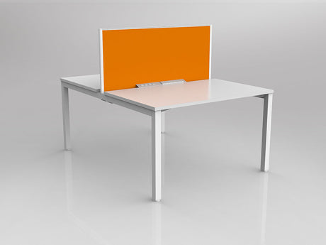 OL Axis 2 User Double Sided Workstation with Screen - Breathe Fabric