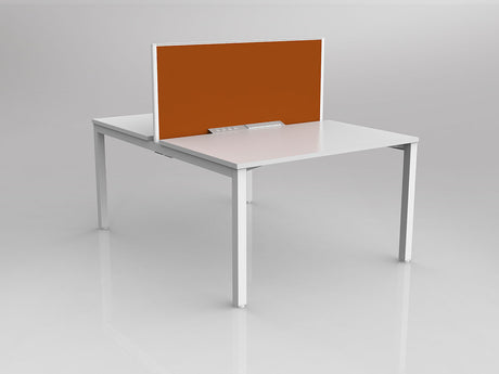 OL Axis 2 User Double Sided Workstation with Screen - Breathe Fabric