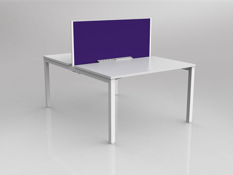 OL Axis 2 User Double Sided Workstation with Screen - Breathe Fabric