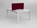 OL Axis 2 User Double Sided Workstation with Screen - Breathe Fabric
