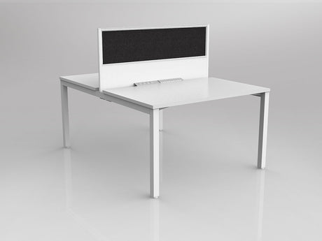 OL Axis 2 User Double Sided Workstation with Screen - Breathe Fabric