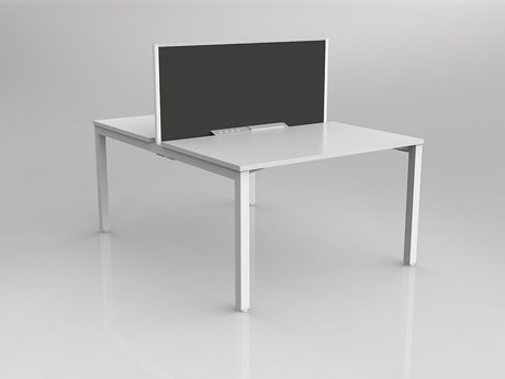 OL Axis 2 User Double Sided Workstation with Screen - Breathe Fabric