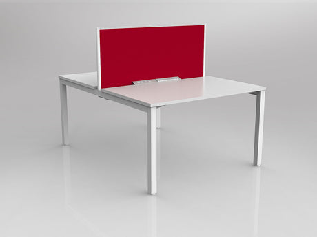 OL Axis 2 User Double Sided Workstation with Screen - Breathe Fabric