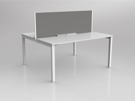 OL Axis 2 User Double Sided Workstation with Screen - Breathe Fabric