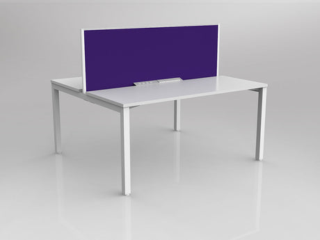 OL Axis 2 User Double Sided Workstation with Screen - Breathe Fabric