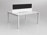 OL Axis 2 User Double Sided Workstation with Screen - Breathe Fabric