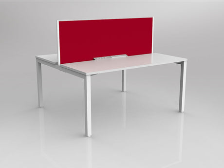 OL Axis 2 User Double Sided Workstation with Screen - Breathe Fabric