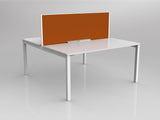 OL Axis 2 User Double Sided Workstation with Screen - Breathe Fabric