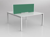 OL Axis 2 User Double Sided Workstation with Screen - Breathe Fabric