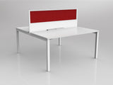 OL Axis 2 User Double Sided Workstation with Screen - Breathe Fabric