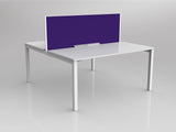 OL Axis 2 User Double Sided Workstation with Screen - Breathe Fabric