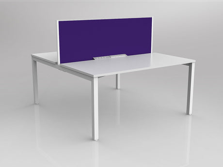 OL Axis 2 User Double Sided Workstation with Screen - Breathe Fabric