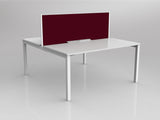 OL Axis 2 User Double Sided Workstation with Screen - Breathe Fabric