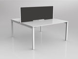 OL Axis 2 User Double Sided Workstation with Screen - Breathe Fabric