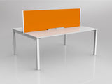 OL Axis 2 User Double Sided Workstation with Screen - Breathe Fabric