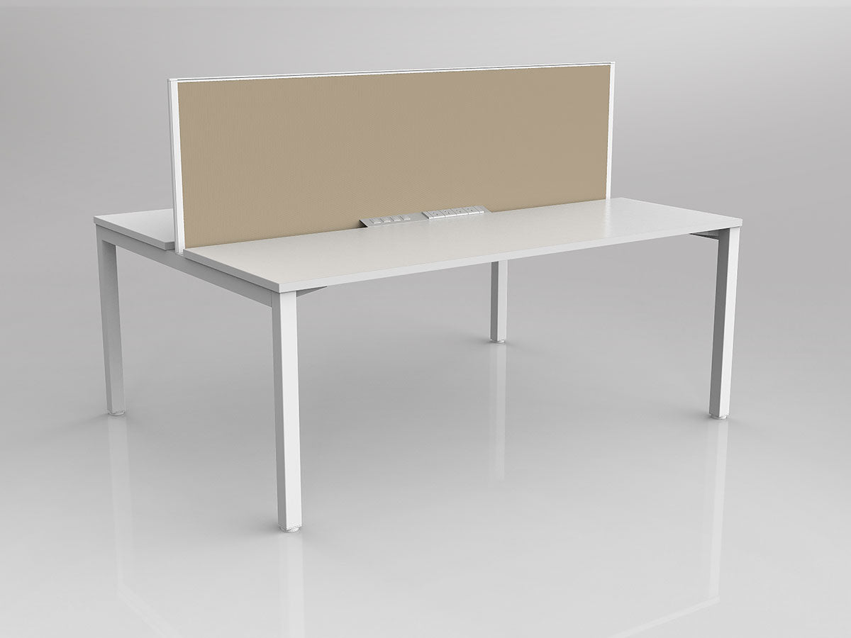 OL Axis 2 User Double Sided Workstation with Screen - Breathe Fabric