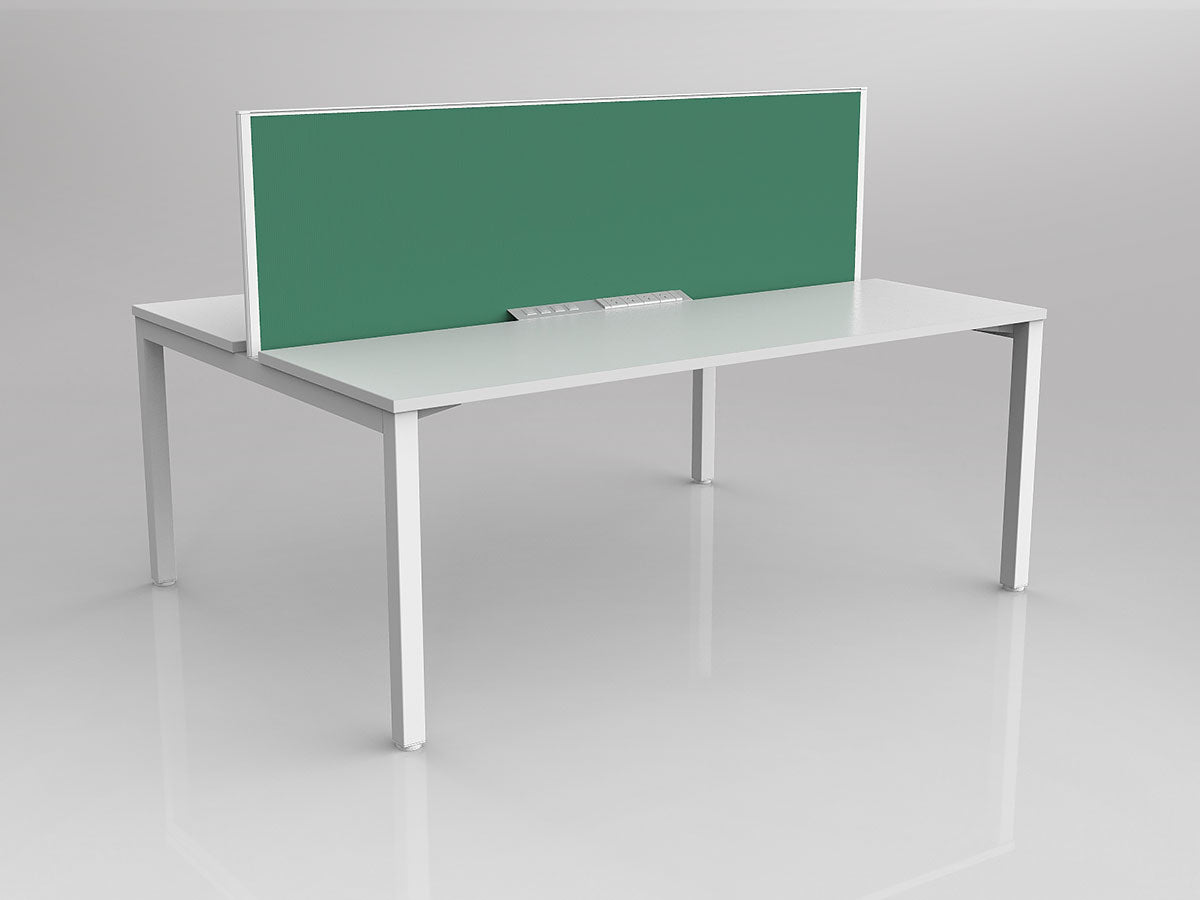 OL Axis 2 User Double Sided Workstation with Screen - Breathe Fabric