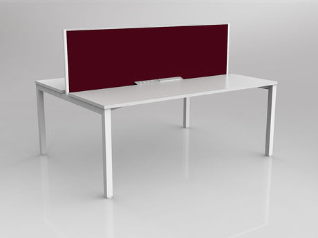 OL Axis 2 User Double Sided Workstation with Screen - Breathe Fabric