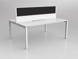 OL Axis 2 User Double Sided Workstation with Screen - Breathe Fabric
