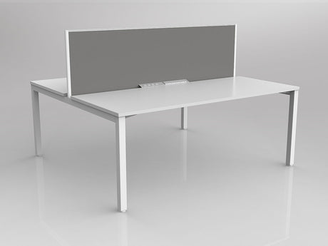 OL Axis 2 User Double Sided Workstation with Screen - Breathe Fabric