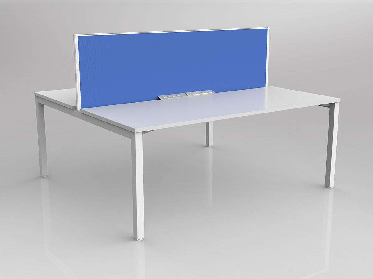 OL Axis 2 User Double Sided Workstation with Screen - Breathe Fabric