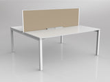 OL Axis 2 User Double Sided Workstation with Screen - Breathe Fabric