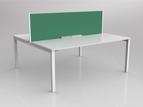 OL Axis 2 User Double Sided Workstation with Screen - Breathe Fabric