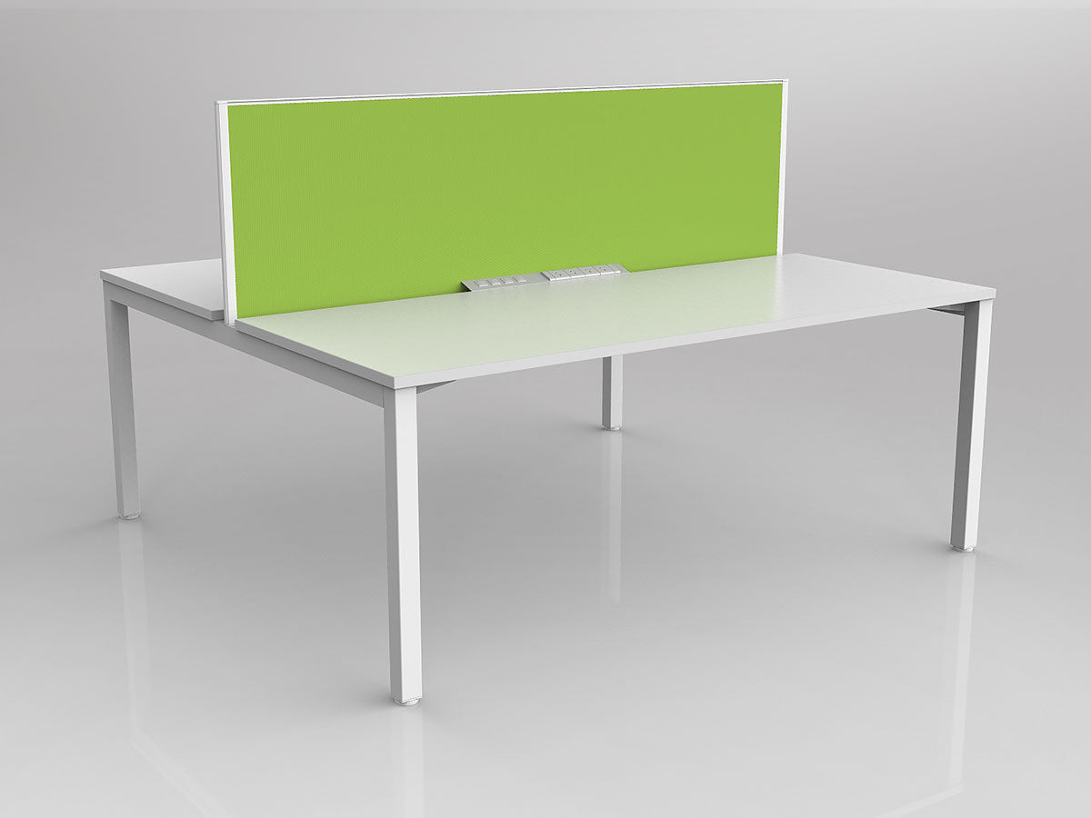 OL Axis 2 User Double Sided Workstation with Screen - Breathe Fabric