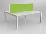 OL Axis 2 User Double Sided Workstation with Screen - Breathe Fabric