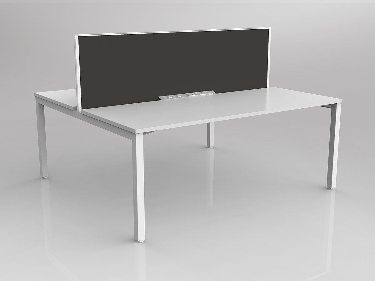 OL Axis 2 User Double Sided Workstation with Screen - Breathe Fabric