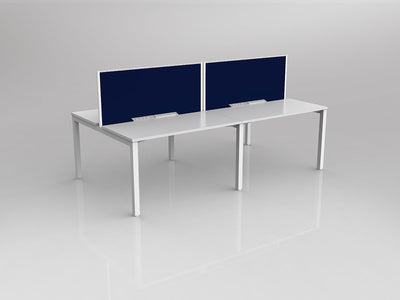 OL Axis 4 User Double Sided Workstation with Screen - Breathe Fabric