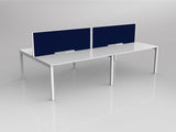 OL Axis 4 User Double Sided Workstation with Screen - Breathe Fabric
