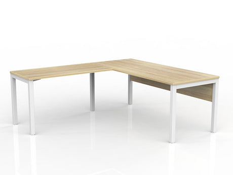 OL Axis Office Desk with Return and Modesty Panel