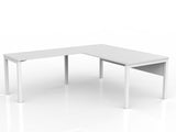 OL Axis Office Desk with Return and Modesty Panel