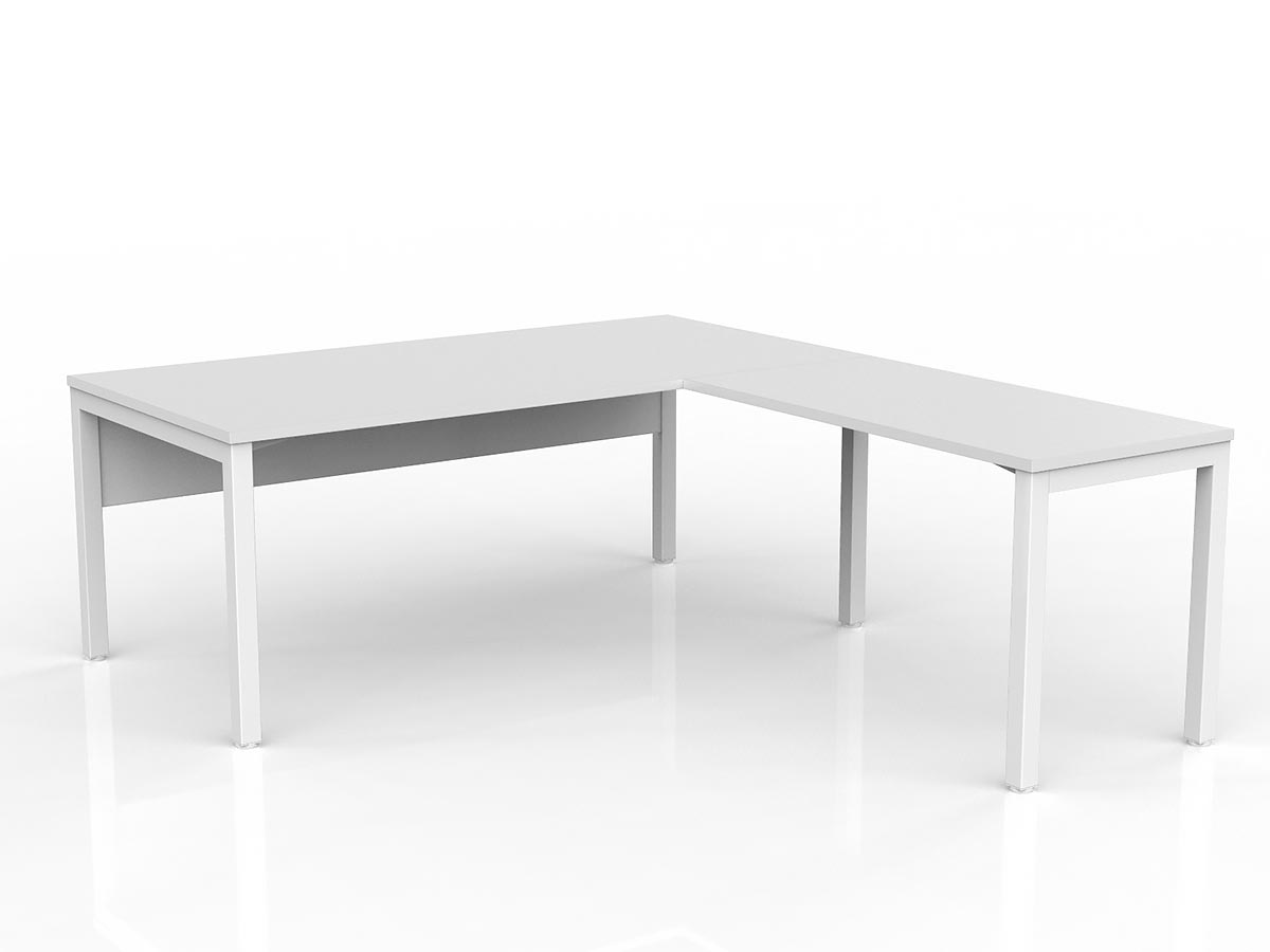 OL Axis Office Desk with Return and Modesty Panel