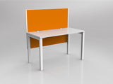 OL Axis 1 Person Workstation with Hung Screen - Breathe Fabric