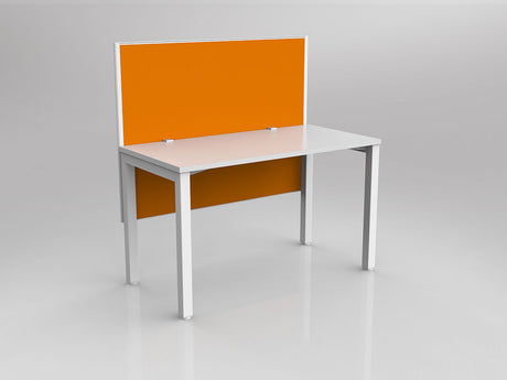 OL Axis 1 Person Workstation with Hung Screen - Breathe Fabric