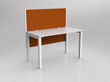 OL Axis 1 Person Workstation with Hung Screen - Breathe Fabric