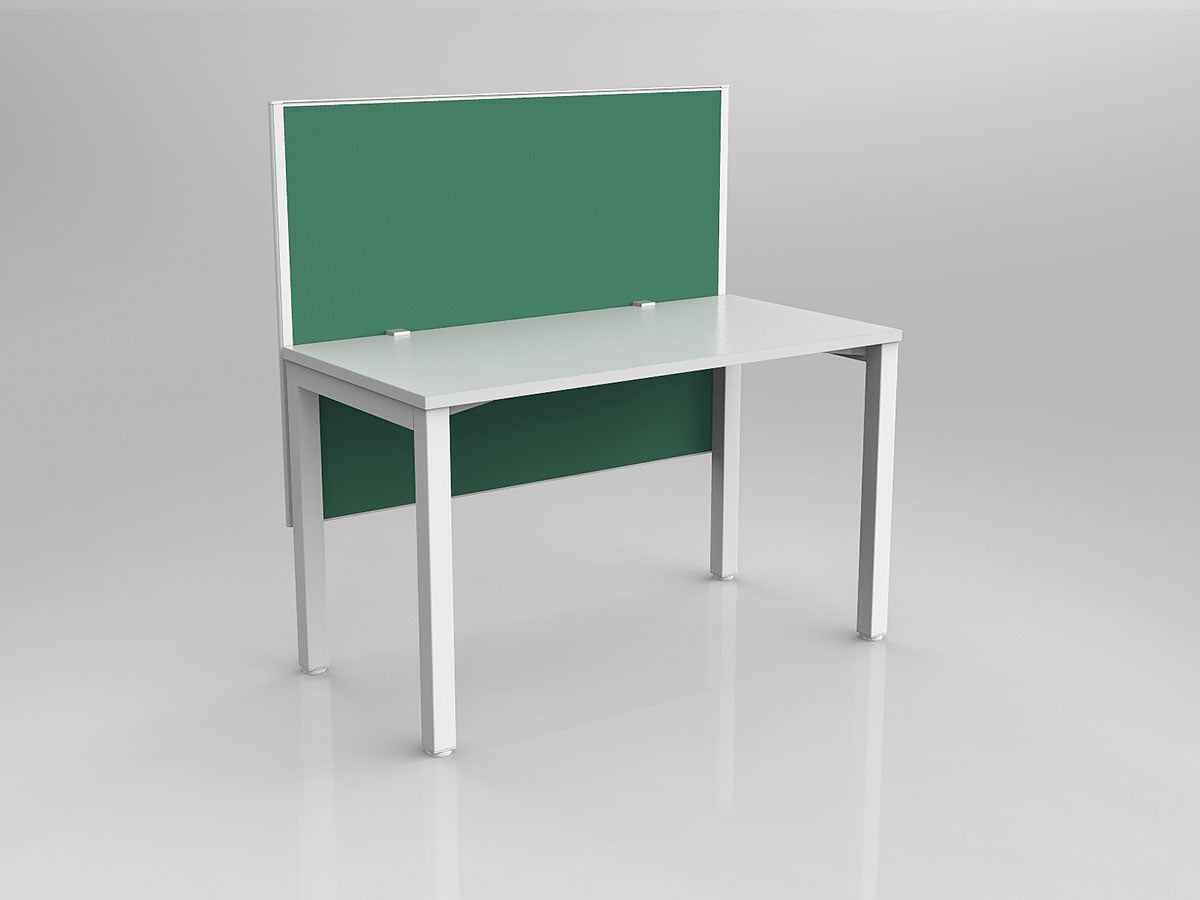 OL Axis 1 Person Workstation with Hung Screen - Breathe Fabric