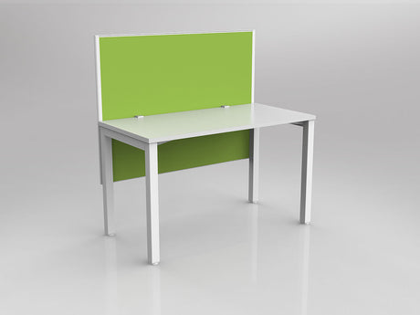 OL Axis 1 Person Workstation with Hung Screen - Breathe Fabric