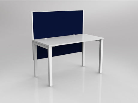 OL Axis 1 Person Workstation with Hung Screen - Breathe Fabric