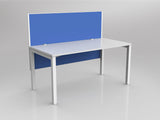 OL Axis 1 Person Workstation with Hung Screen - Breathe Fabric
