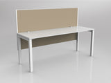 OL Axis 1 Person Workstation with Hung Screen - Breathe Fabric