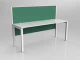 OL Axis 1 Person Workstation with Hung Screen - Breathe Fabric