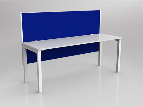 OL Axis 1 Person Workstation with Hung Screen - Breathe Fabric