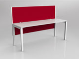 OL Axis 1 Person Workstation with Hung Screen - Breathe Fabric